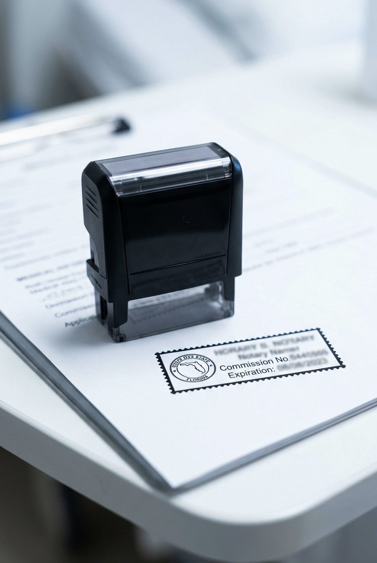 Palm Beach County medical emergency mobile notary service — by appointment for hospitals and care facilities
