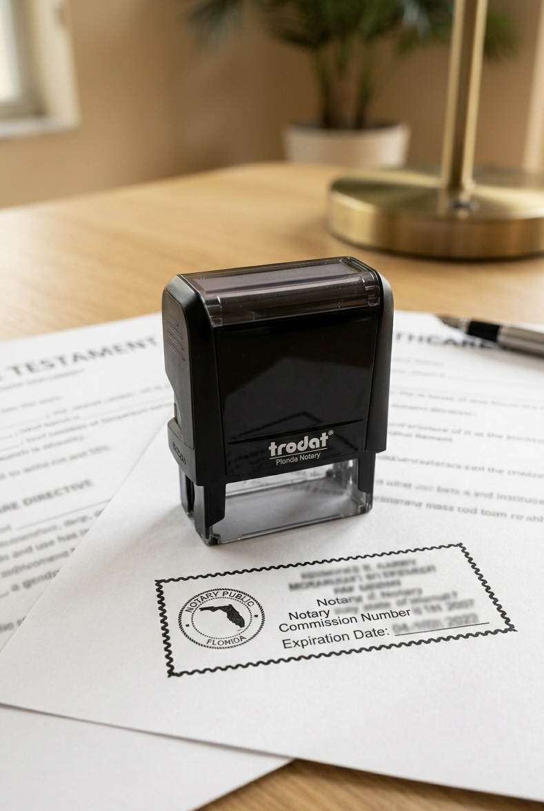 Palm Beach County mobile estate document notary service for wills, trusts and healthcare directives